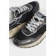 SNEAKERS DSQUARED2, Sprinter Sneakers, Laminated Metallic Dark Grey - SNM0401347081852119