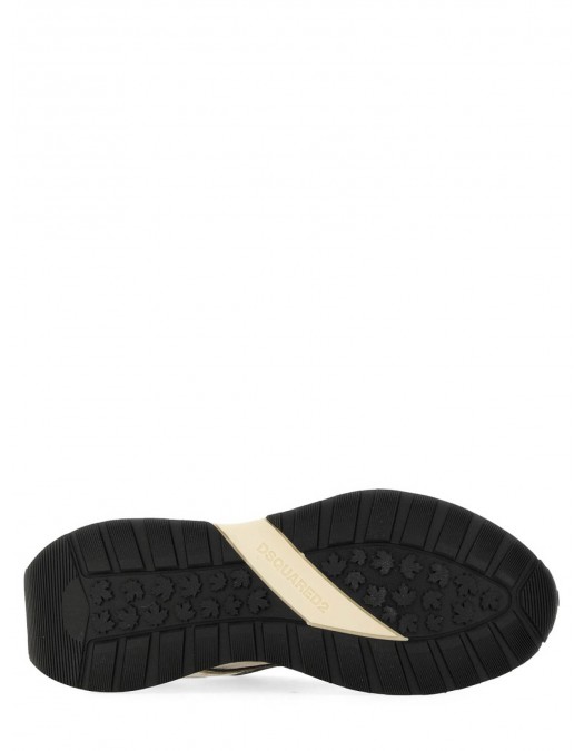 SNEAKERS DSQUARED2, Sprinter Sneakers, Laminated, Metallic Grey - SNM0401347081852137