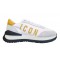 Sneakers DSQUARED2, Icon, Bianco-Giallo