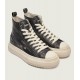 Sneakers DSQUARED2, Leather sneakers BERLIN, Dark