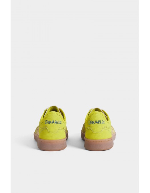 SNEAKERS DSQUARED2 , Summer Lovers Raffia Boxer Sneakers,Yellow - SNW0298003083558088 SNEAKERS DSQUARED2 , Summer Lovers Raffia Boxer Sneakers,Yellow - SNW0298003083558088