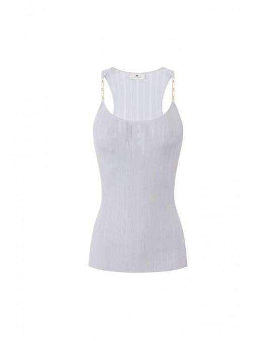 TOP ELISABETTA FRANCHI, Knit top with a slim fit - TK52B56E2EA7 TOP ELISABETTA FRANCHI, Knit top with a slim fit - TK52B56E2EA7