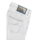 JEANS JACOB COHEN, White denim scott jeans blue stitch - UQM153GS3848750D JEANS JACOB COHEN, White denim scott jeans blue stitch - UQM153GS3848750D