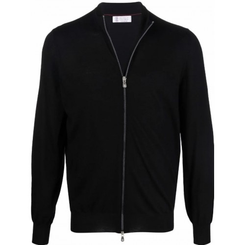 Pulover BRUNELLO CUCINELLI, zip-up knitted cardigan Pulover BRUNELLO CUCINELLI, zip-up knitted cardigan