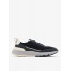 Sneakers BRUNELLO CUCINELLI, Grained Calfskin, Logo Insert, Navy Blue - MZUSGSO278CEA35