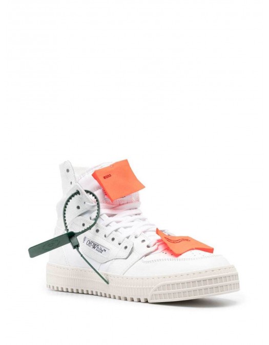 Sneakers OFF WHITE, Off Court 3.0 High Top White, Tag Verde - OMIA065C99LEA0040120