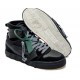 Sneakers OFF WHITE, HIGH TOP VULCANIZED Black Tag Verde - OMIA225F22LEA0011010