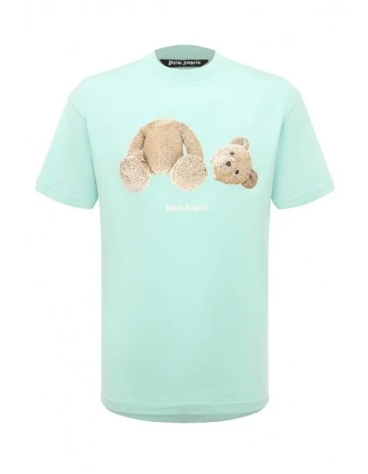 T-shirts Palm Angels - Bear-print classic Tee - PMAA001C99JER0141060