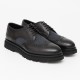 Pantofi FRANCESCHETTI, Brogue Style, Leather Detail, Black - 01280143087CB93