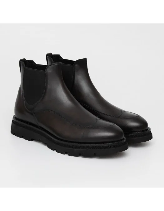 Ghete FRANCESCHETTI, Chelsea Style, Sturdy Sole Detail, Dark Brown - 012803833670105 Ghete FRANCESCHETTI, Chelsea Style, Sturdy Sole Detail, Dark Brown - 012803833670105