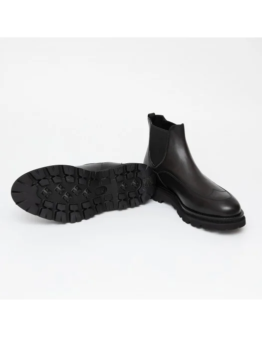 Ghete FRANCESCHETTI, Chelsea Style, Sturdy Sole Detail, Dark Brown - 012803833670105 Ghete FRANCESCHETTI, Chelsea Style, Sturdy Sole Detail, Dark Brown - 012803833670105