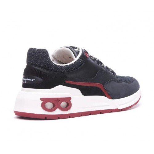 Sneakers SALVATORE FERRAGAMO, GANCINI SNEAKERS, Negru