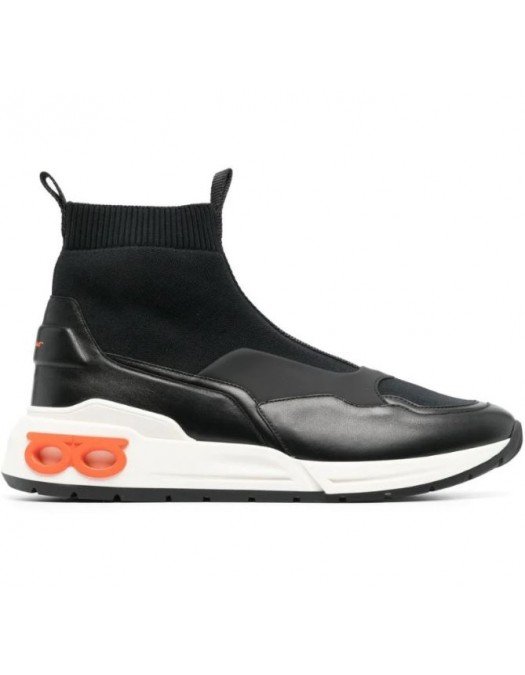 Sneakers SALVATORE FERRAGAMO, GANCINI SNEAKERS, High Top, Negru - 021219759720M