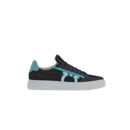 Sneakers SALVATORE FERRAGAMO, Ganici Logo Albastru Sneakers SALVATORE FERRAGAMO, Ganici Logo Albastru