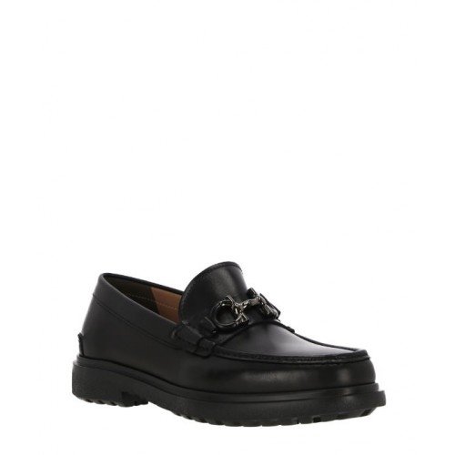 Pantofi SALVATORE FERRAGAMO, Ready Gancini Logo, Black