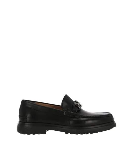 Pantofi SALVATORE FERRAGAMO, Ready Gancini Logo, Black - 02C4997351903E