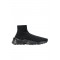 Sneakers FERRAGAMO, Stretch-knit sneakers, Black