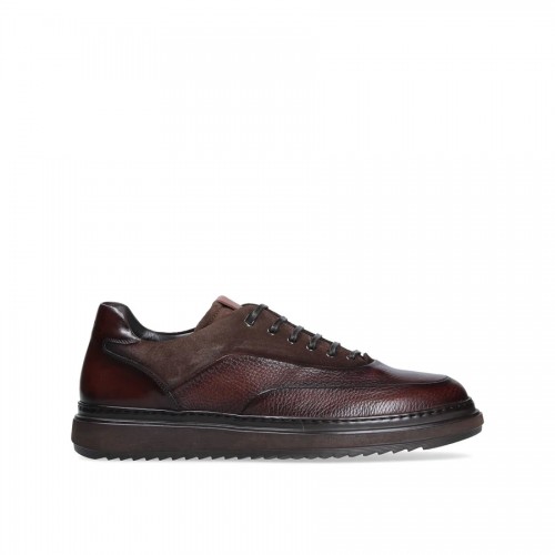 Pantofi Zegna, Leather Trio Design, Brown Pantofi Zegna, Leather Trio Design, Brown
