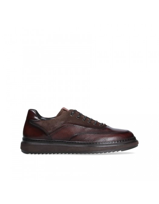 Pantogi Zegna, Leather Trio Design, Brown - 03250032499CB88