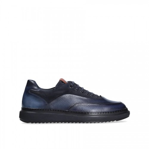 Pantofi Franceschetti, Leather Trio Design, Navy Blue Pantofi Franceschetti, Leather Trio Design, Navy Blue