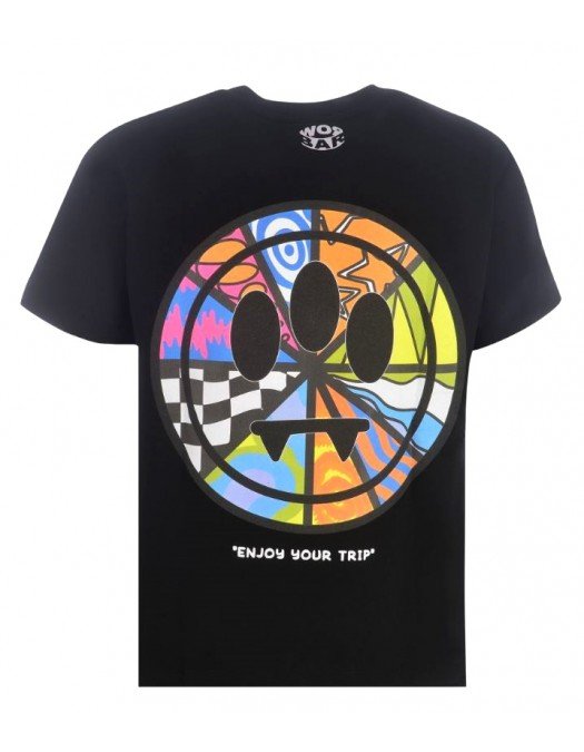 Tricou BARROW, Enjoy Your Trip, Negru - 032874110