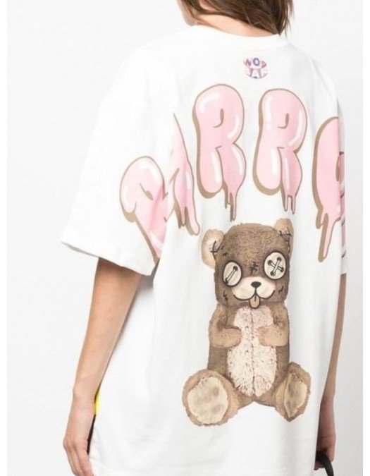 Tricou BARROW, Bear Print, Alb - 032890002