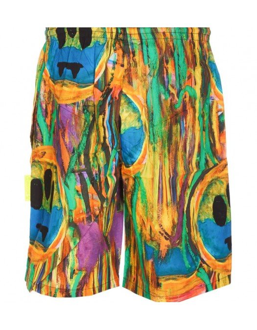 Pantaloni Scurti BARROW, Multicolor Print All Over 034052200 - 034052200