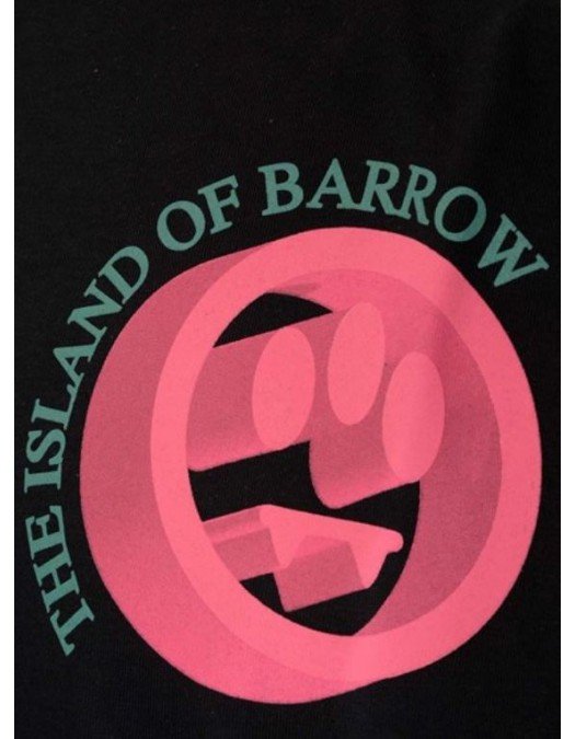 Tricou BARROW, The Island Of Barrow Print, Black - 034055110