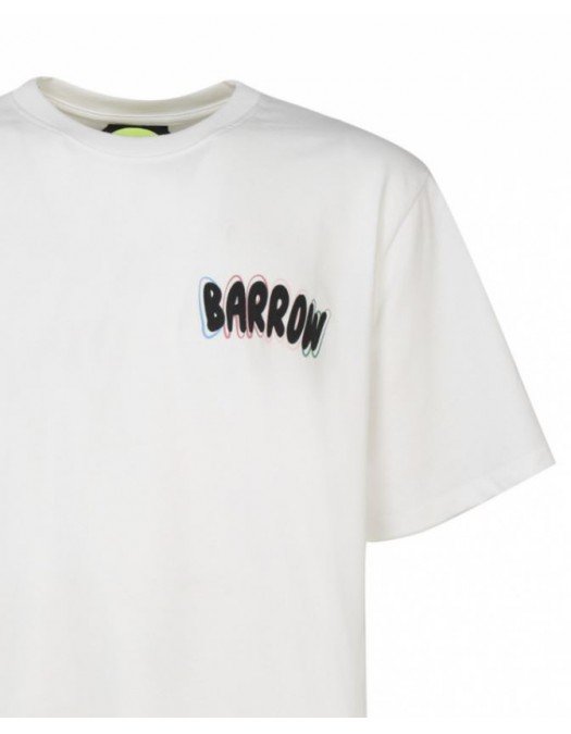 Tricou BARROW, Imprimeu Multicolor 034083002, White - 034083002