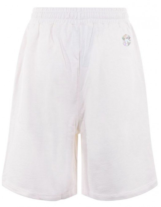 Pantaloni scurti BARROW, Coming On Strong Logo, White - 034103002