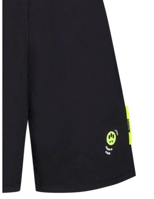 Pantaloni scurti BARROW, Coming On Strong Logo, Negru - 034103110