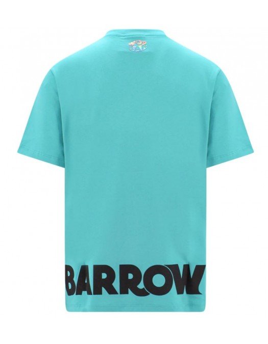 Tricou BARROW, Logo low pe spate, Albastru - 034107BW005