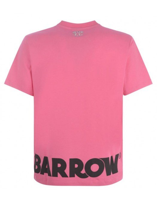 Tricou BARROW, Logo low pe spate, Roz - 034107BW007