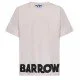 Tricou BARROW, Logo low pe spate, Light Pink - 034107BW008