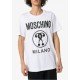 Tricou Moschino, White, Logo Negru - 07062040A1001