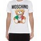 Tricou MOSCHINO, Imprimeu Tedy Bear, Alb - 07202040V1001