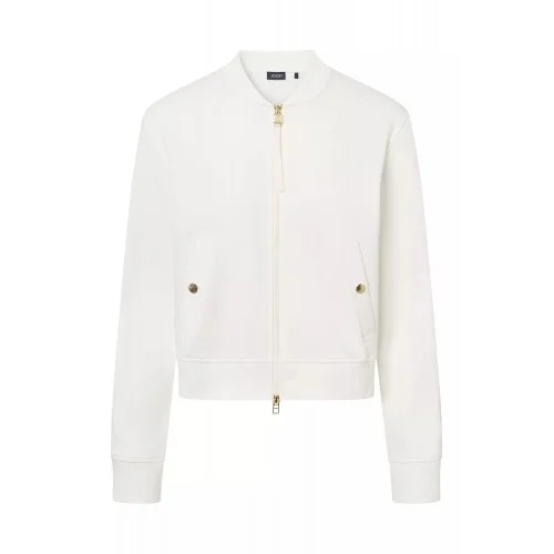 Jacheta JOOP, Zip Detail, Pockets, Classic, White