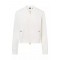 Jacheta JOOP, Zip Detail, Pockets, Classic, White