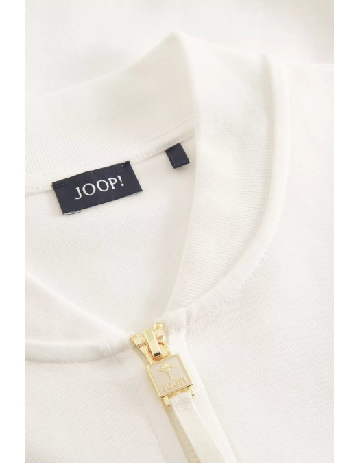 Jacheta JOOP, Zip Detail, Pockets, Classic, White - B10007096102