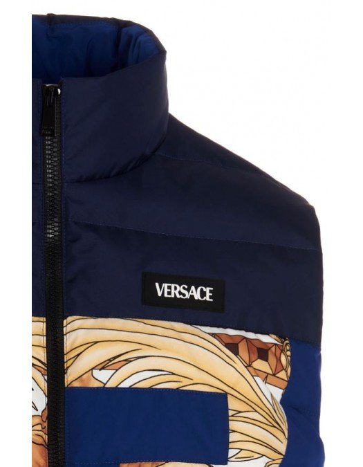 Vesta VERSACE,  Logo Brand and fret print - 10011261A007072U640