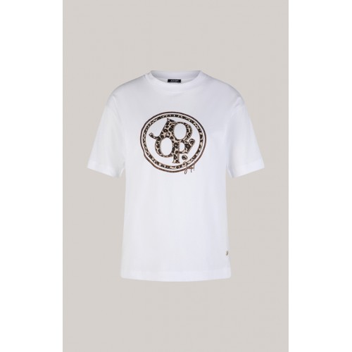 Tricou JOOP, Animal Print Logo, White