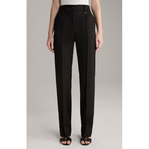 Pantaloni JOOP, Loose Fit, Twill Marlene, Black Pantaloni JOOP, Loose Fit, Twill Marlene, Black