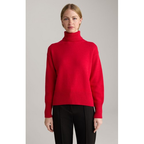 Pulover JOOP, Knitted Cashmere, Red Pulover JOOP, Knitted Cashmere, Red