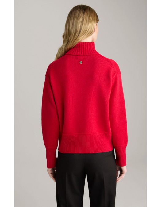 Pulover JOOP, Knitted Cashmere, Red - 10018594601