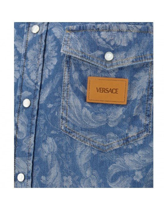 CAMASA Versace, Floral Pattern, Light Blue - 10086081A057651D520