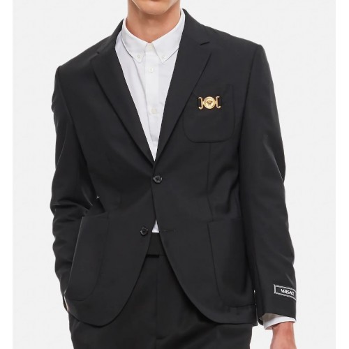 Sacou VERSACE, Gold Logo, Black Sacou VERSACE, Gold Logo, Black