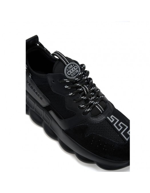 SNEAKERS VERSACE, CHAIN REACTION V2, All Black - 10215751A14886IT1B000 SNEAKERS VERSACE, CHAIN REACTION V2, All Black - 10215751A14886IT1B000