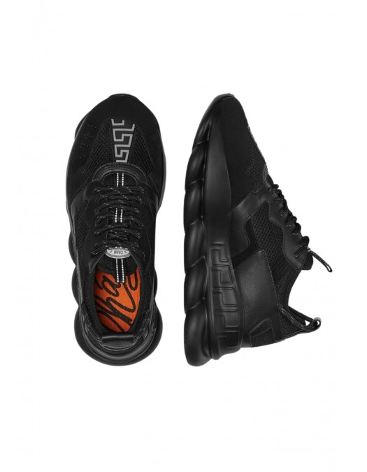 SNEAKERS VERSACE, CHAIN REACTION V2, All Black - 10215751A14886IT1B000 SNEAKERS VERSACE, CHAIN REACTION V2, All Black - 10215751A14886IT1B000