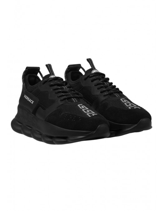 SNEAKERS VERSACE, CHAIN REACTION V2, All Black - 10215751A14886IT1B000 SNEAKERS VERSACE, CHAIN REACTION V2, All Black - 10215751A14886IT1B000