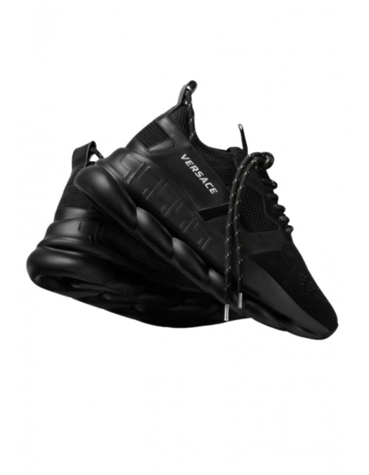 SNEAKERS VERSACE, CHAIN REACTION V2, All Black - 10215751A14886IT1B000 SNEAKERS VERSACE, CHAIN REACTION V2, All Black - 10215751A14886IT1B000